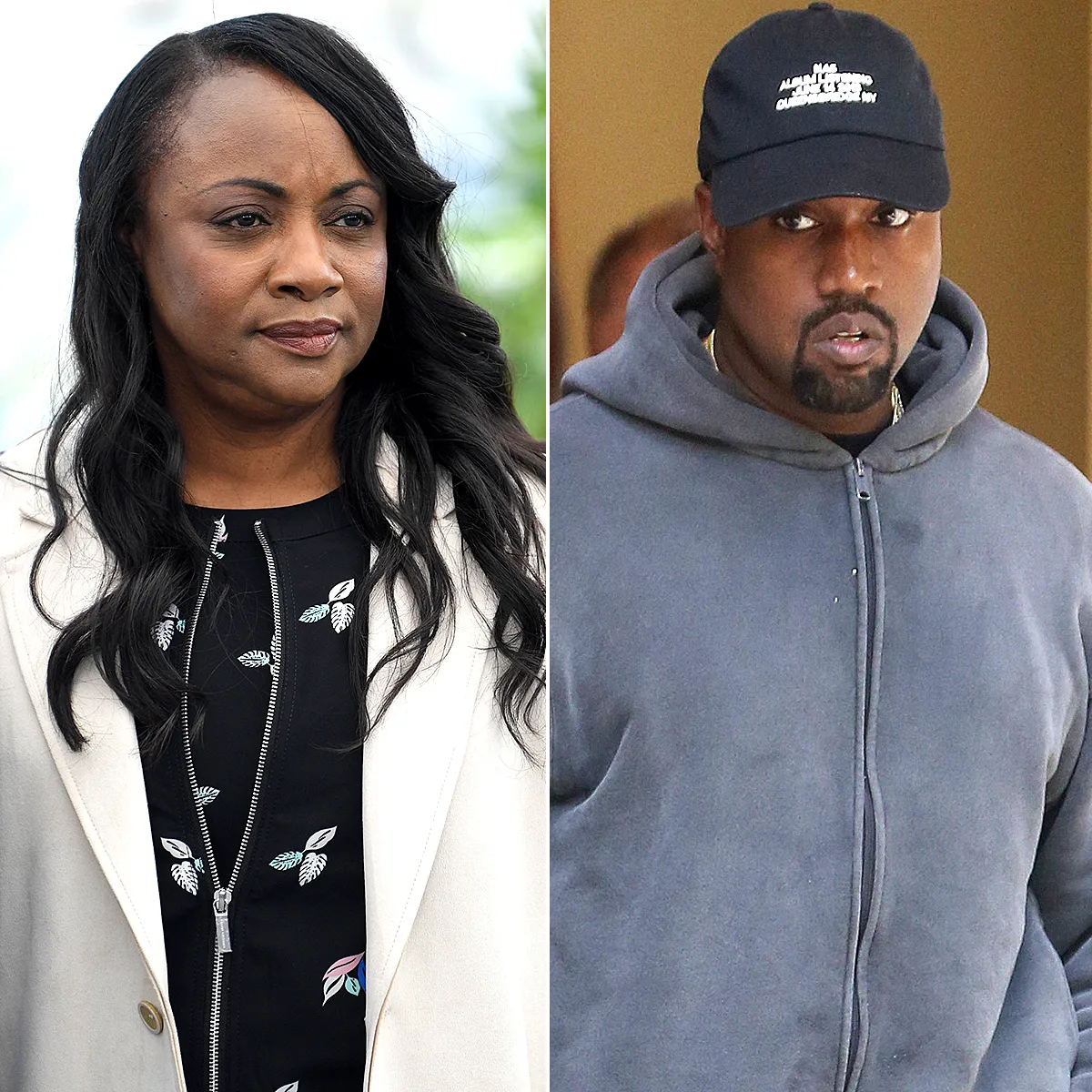 Pat Houston and Kanye West