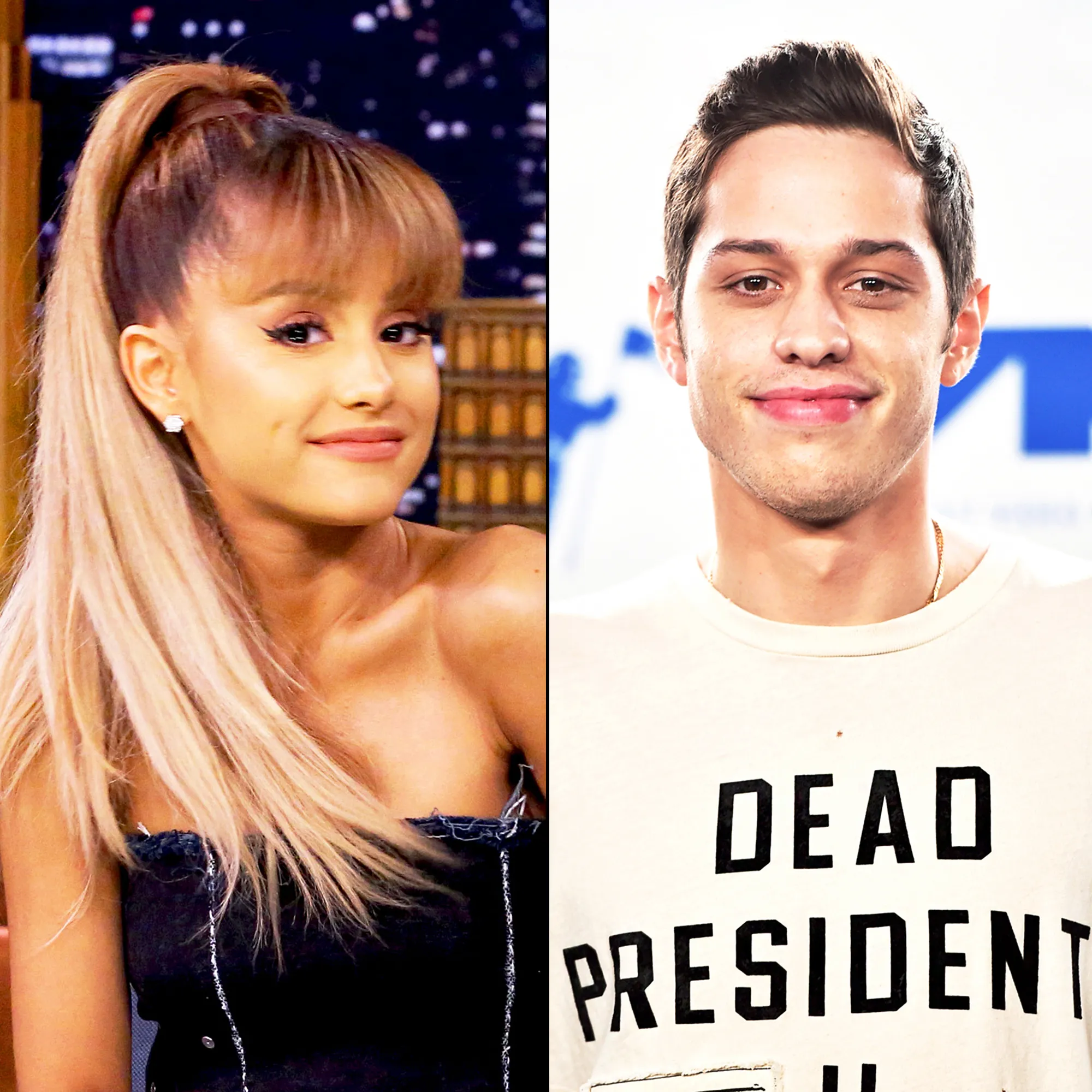 Ariana Grande and Pete Davidson