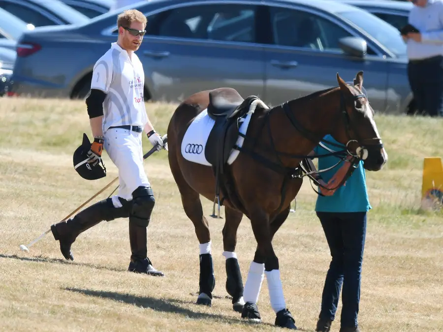 Prince Harry, Audi Polo Challenge Day 1, Coworth Park Polo Club, Ascot, England