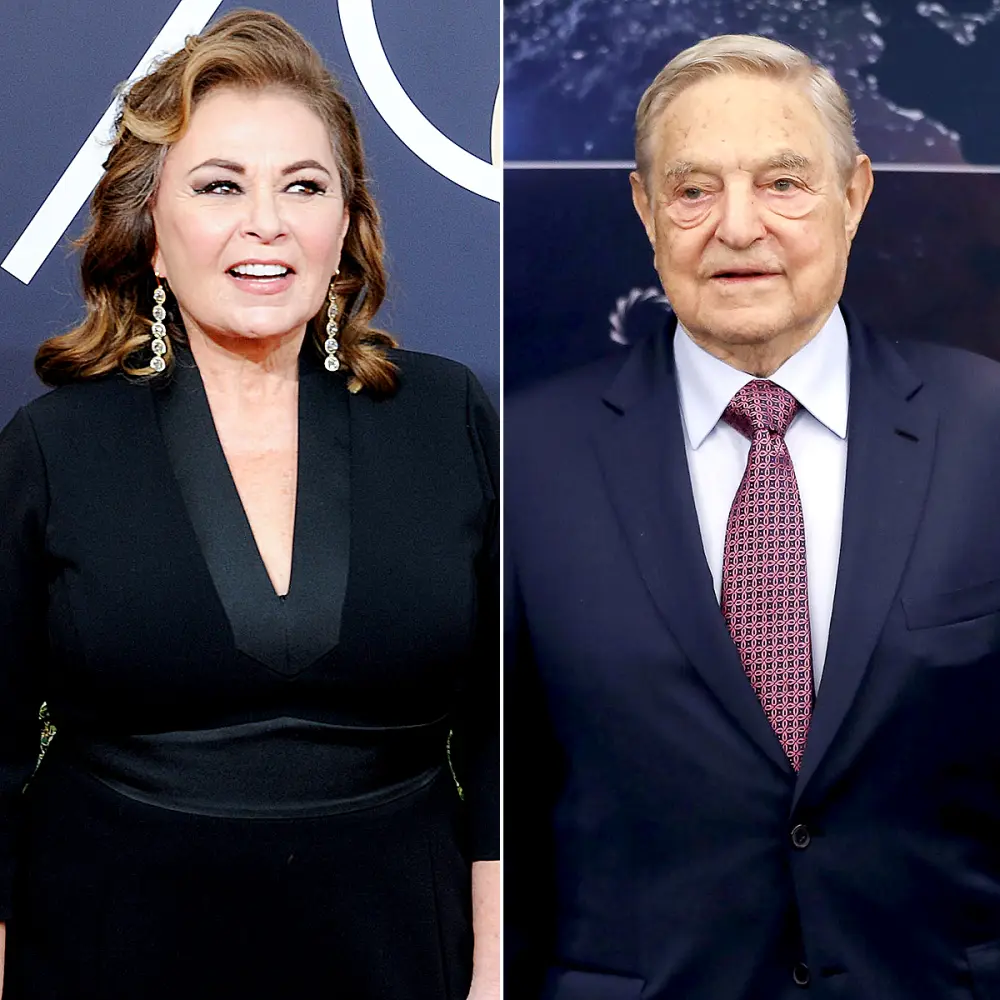 Roseanne Barr and George Soros