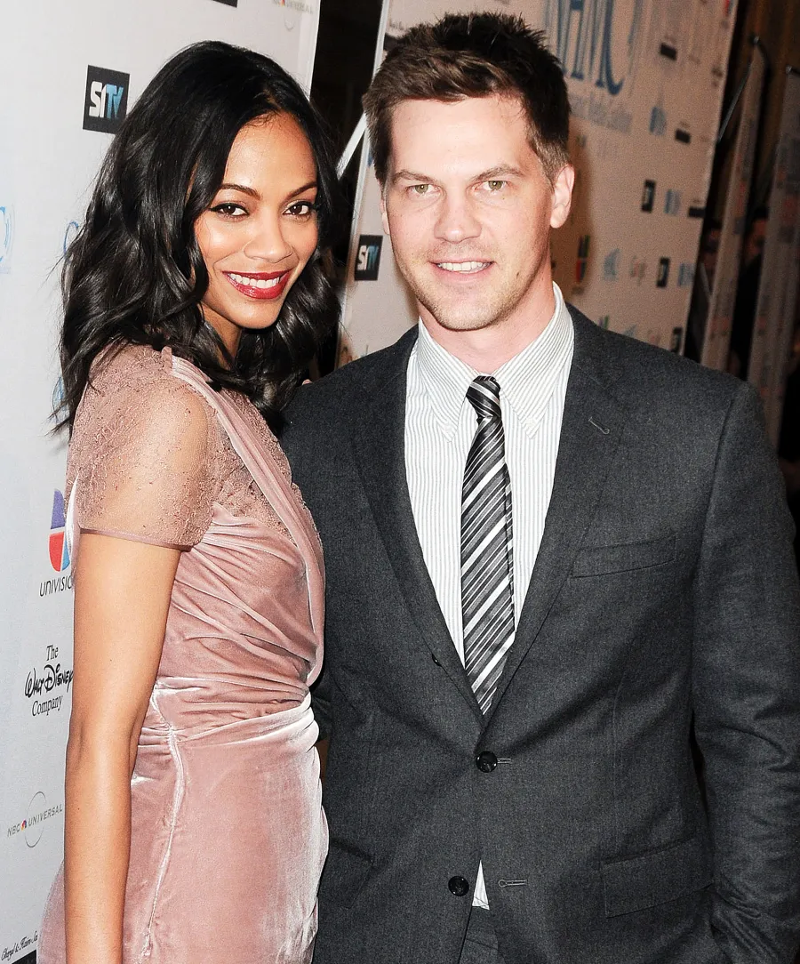 Hollywood's Broken Engagements Zoe Saldana Keith Britton