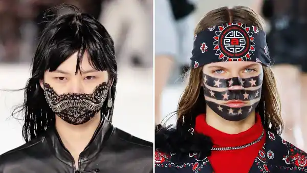 Alexander Wang face masks New York Fashion Week
