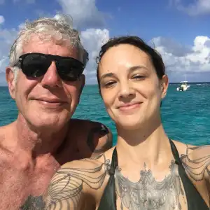 Anthony Bourdain and Asia Argento