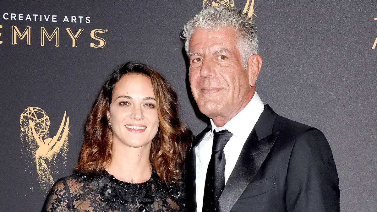 Asia Argento and Anthony Bourdain