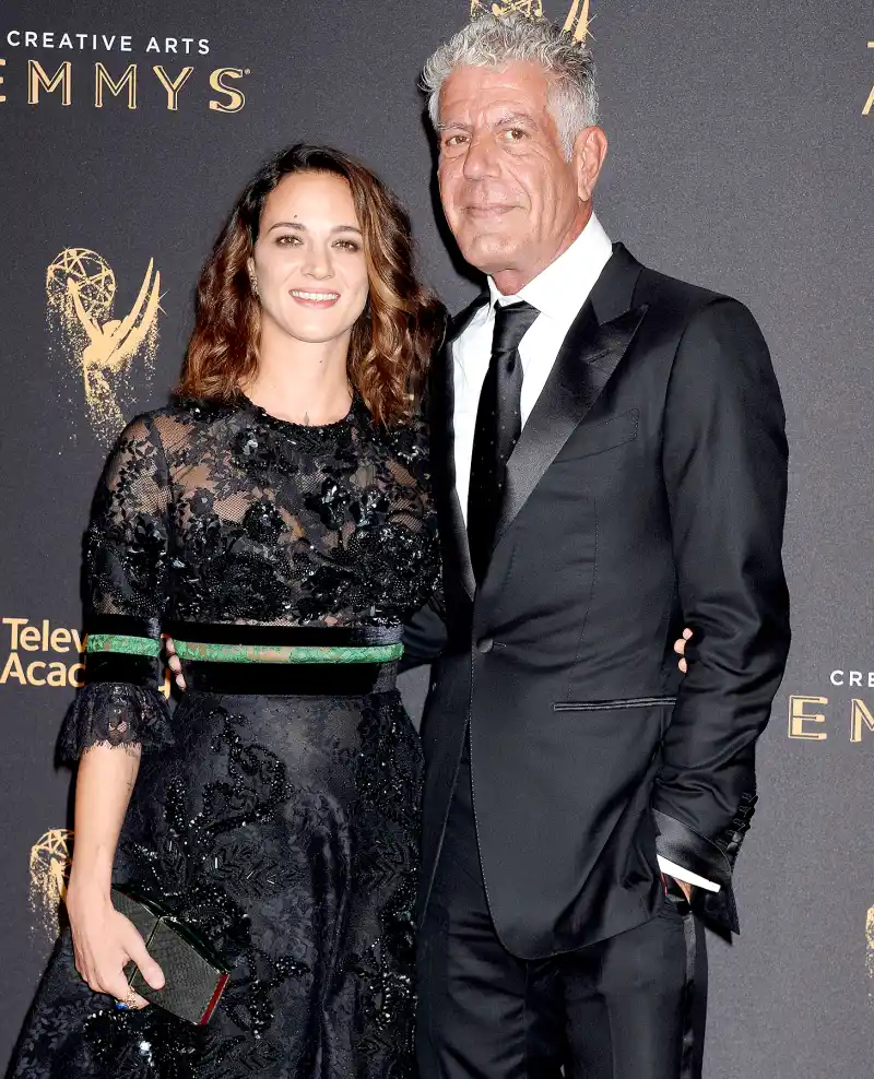 Asia Argento and Anthony Bourdain