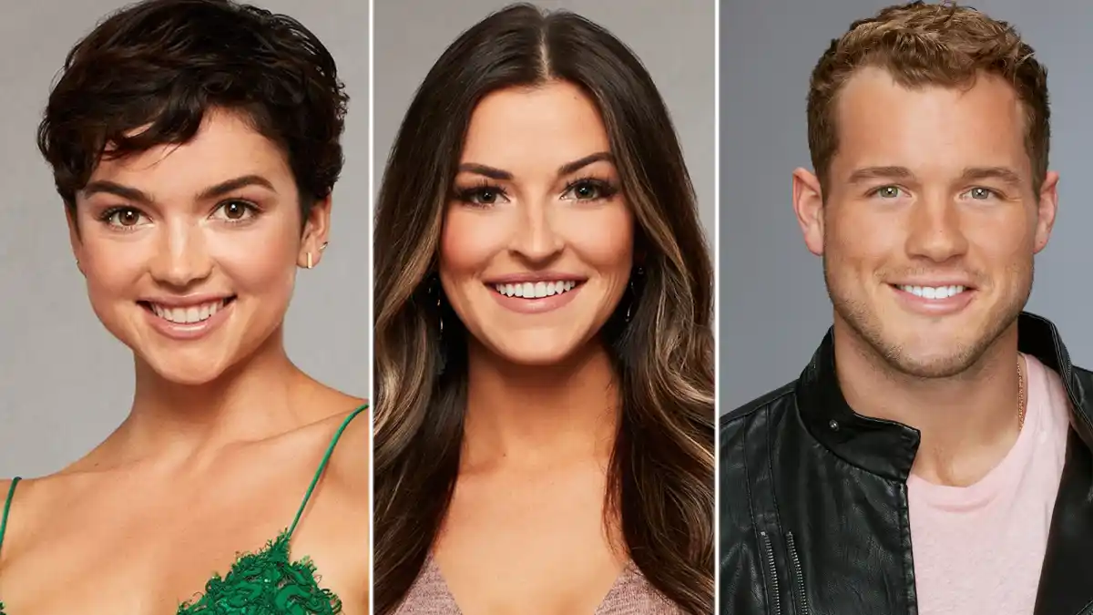 Bekah Martinez, Tia Booth and Colton Underwood
