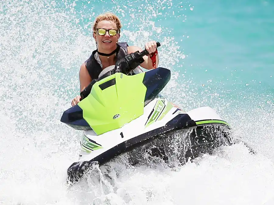Britney Spears Bikini Jet Ski Miami