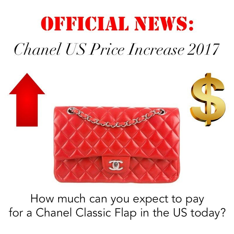 Chanel price increase 2018