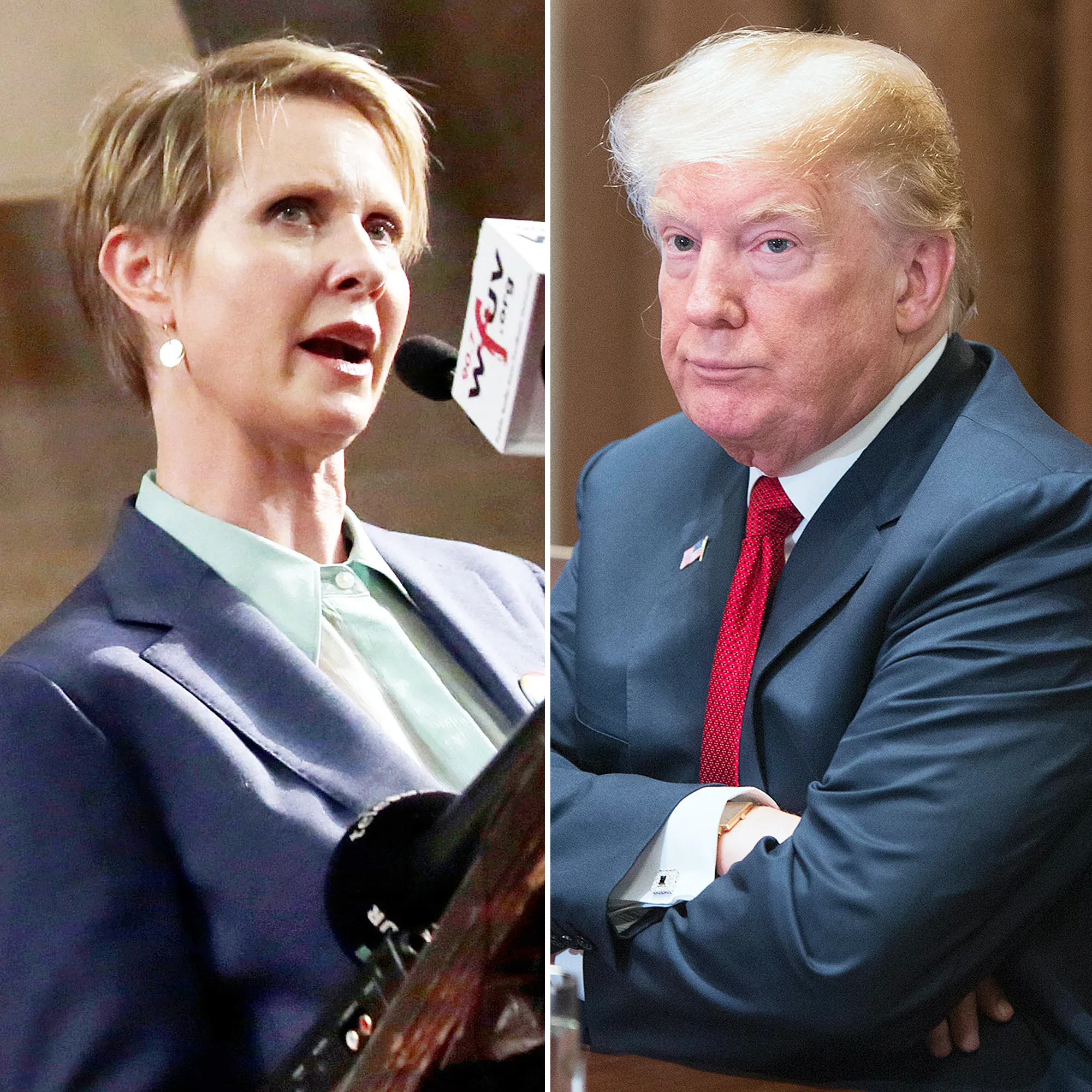 Cynthia Nixon Donald Trump Egomanic