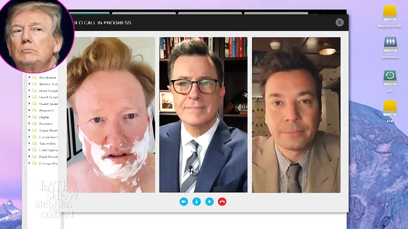 Conan O'Brien Stephen Colbert Jimmy Fallon Slam Donald Trump Cold Open