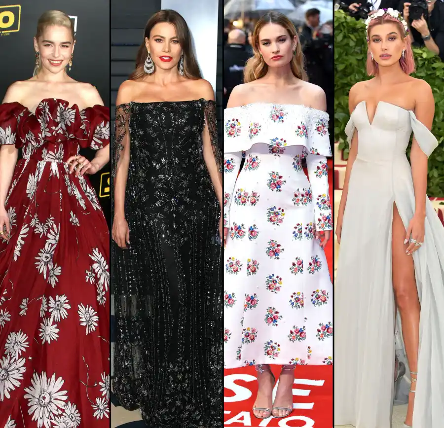 Emilia Clarke, Sofia Vergara, Lily James, Hailey Baldwin