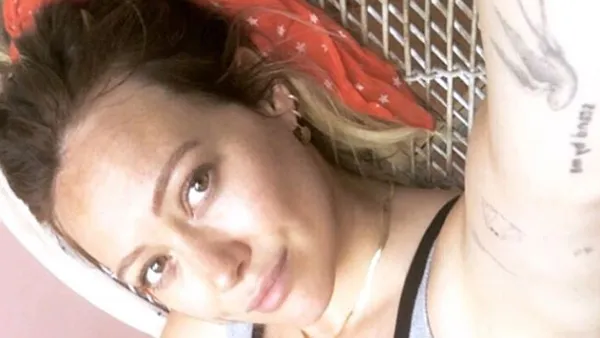 Hilary Duff baby bump