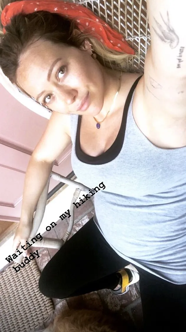 Hilary Duff baby bump