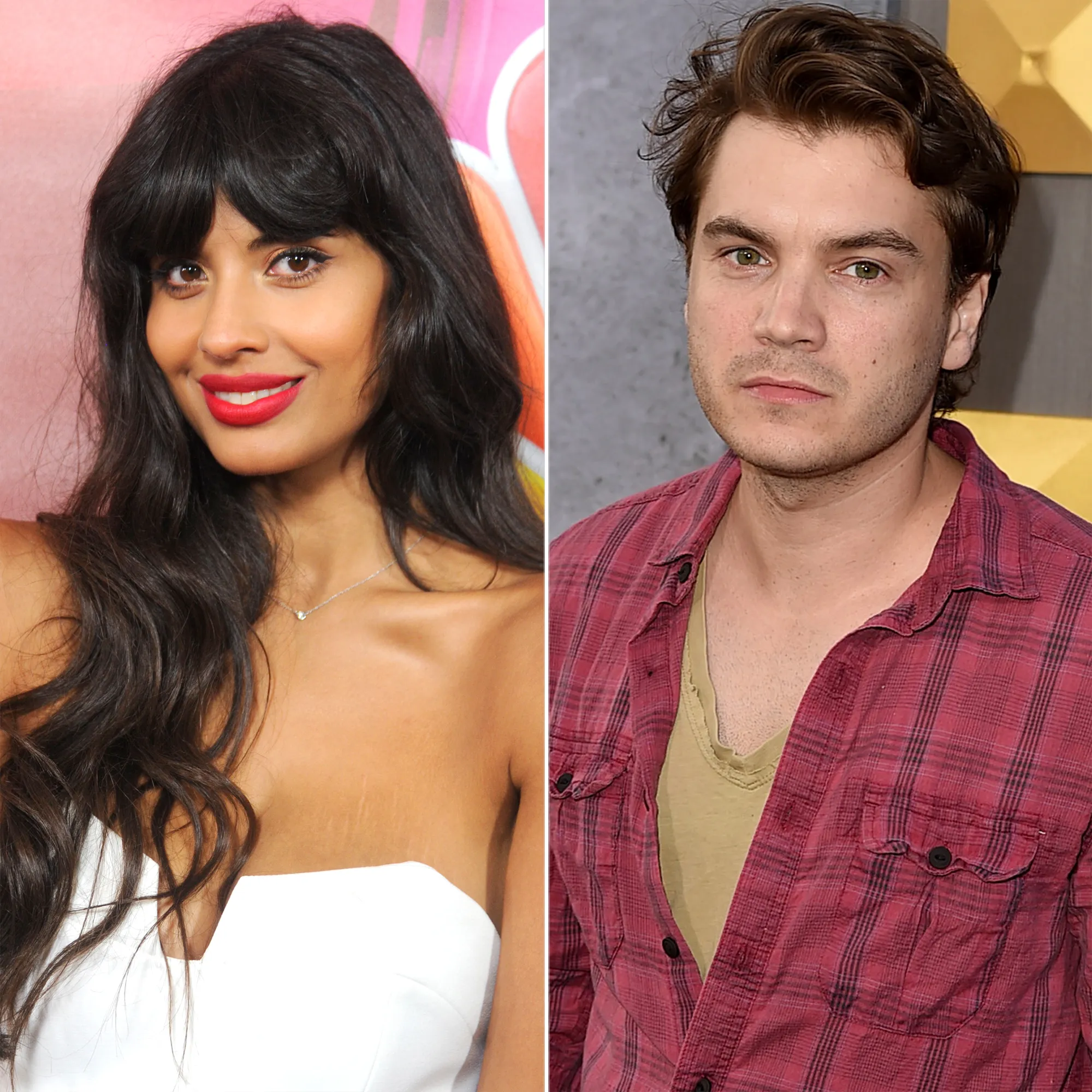 Jameela Jamil and Emile Hirsch