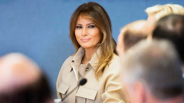 Melania Trump First Sighting