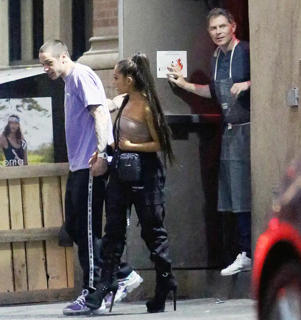 Pete Davidson Ariana Grande Dinner Date