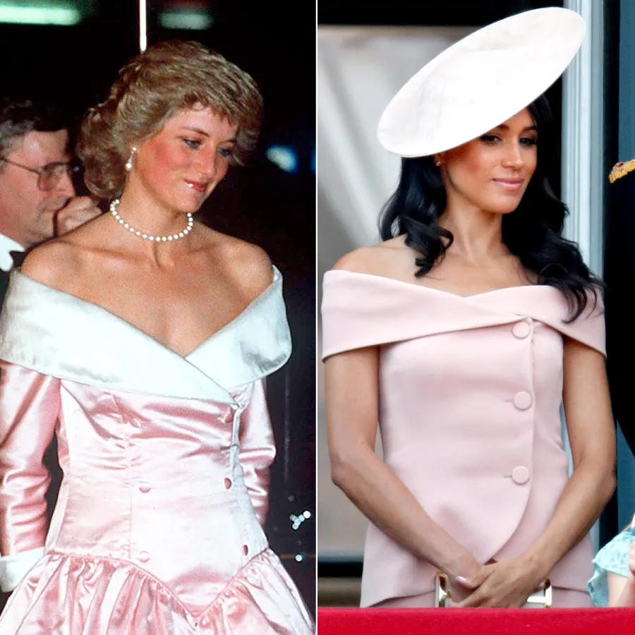 princess-diana-meghan-markle-pink-dress