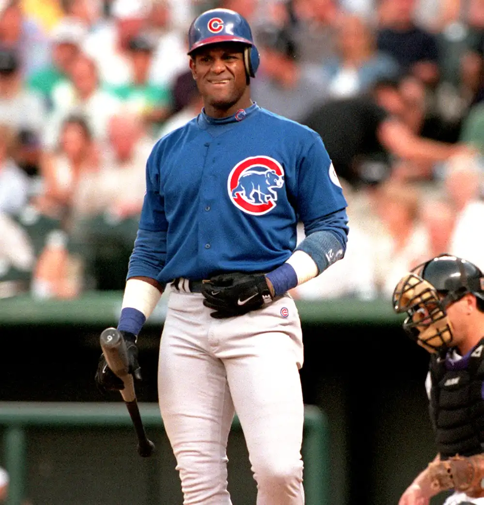 Sammy Sosa in 1998.