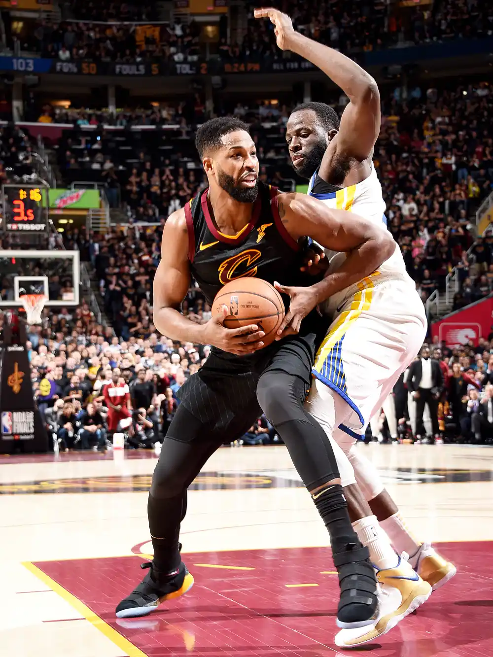 Khloe Kardashian Tristan Thompson NBA Finals