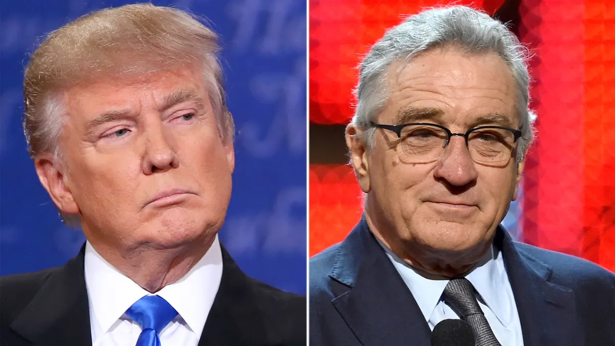 Donald Trump and Robert DeNiro
