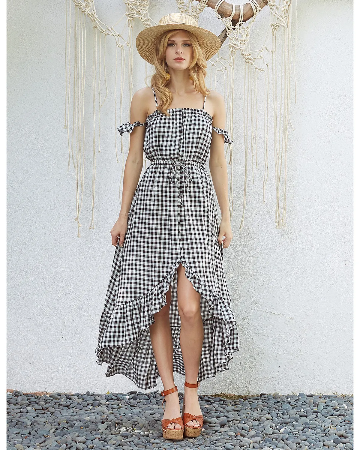 gingham dress