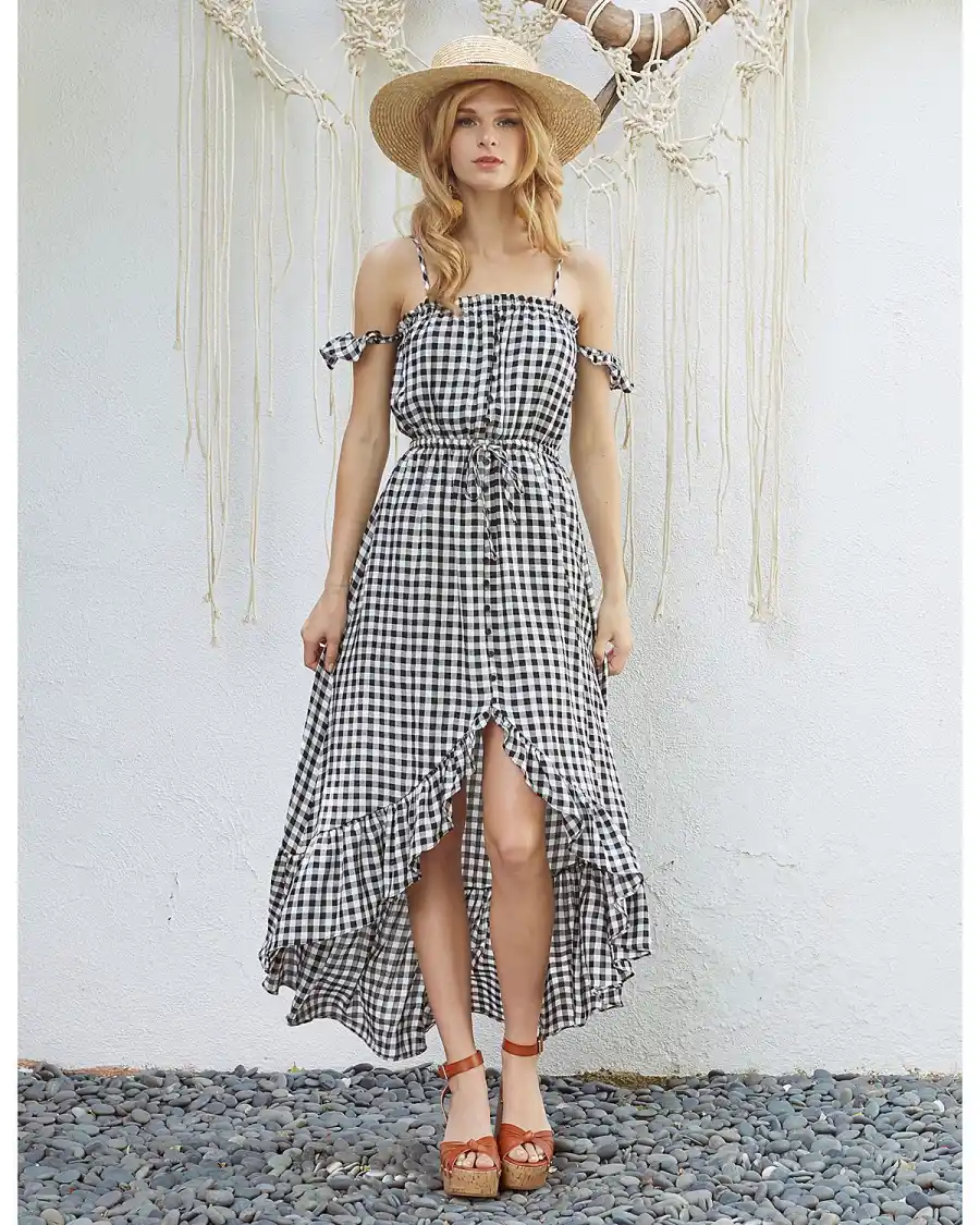gingham dress