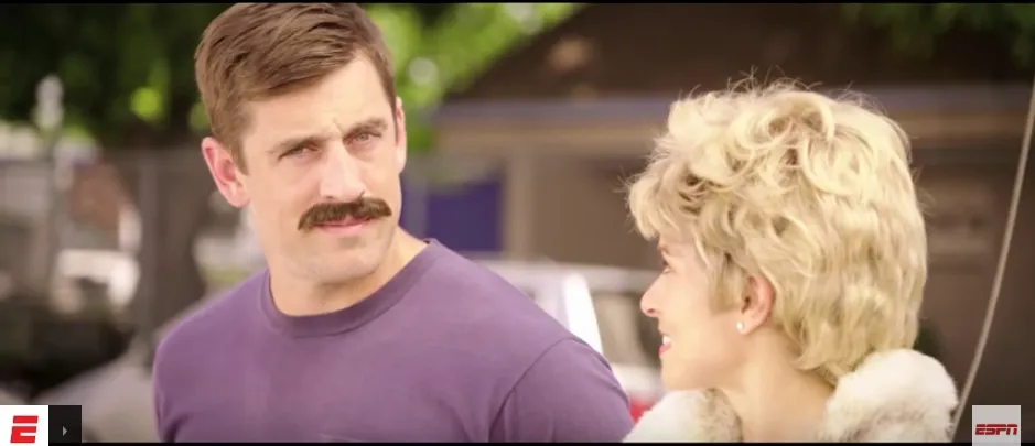 Aaron Rodgers and Danica Patrick