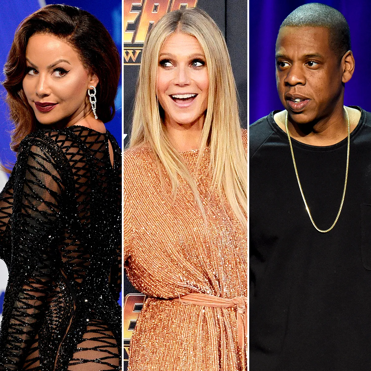 Amber Rose, Gwyneth Paltrow, and Jay-Z