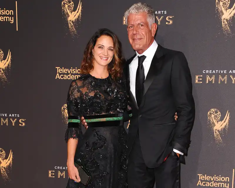Asia Argento and Anthony Bourdain