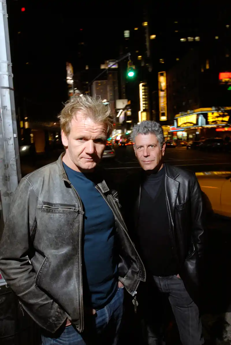Gordon Ramsay with Anthony Bourdain