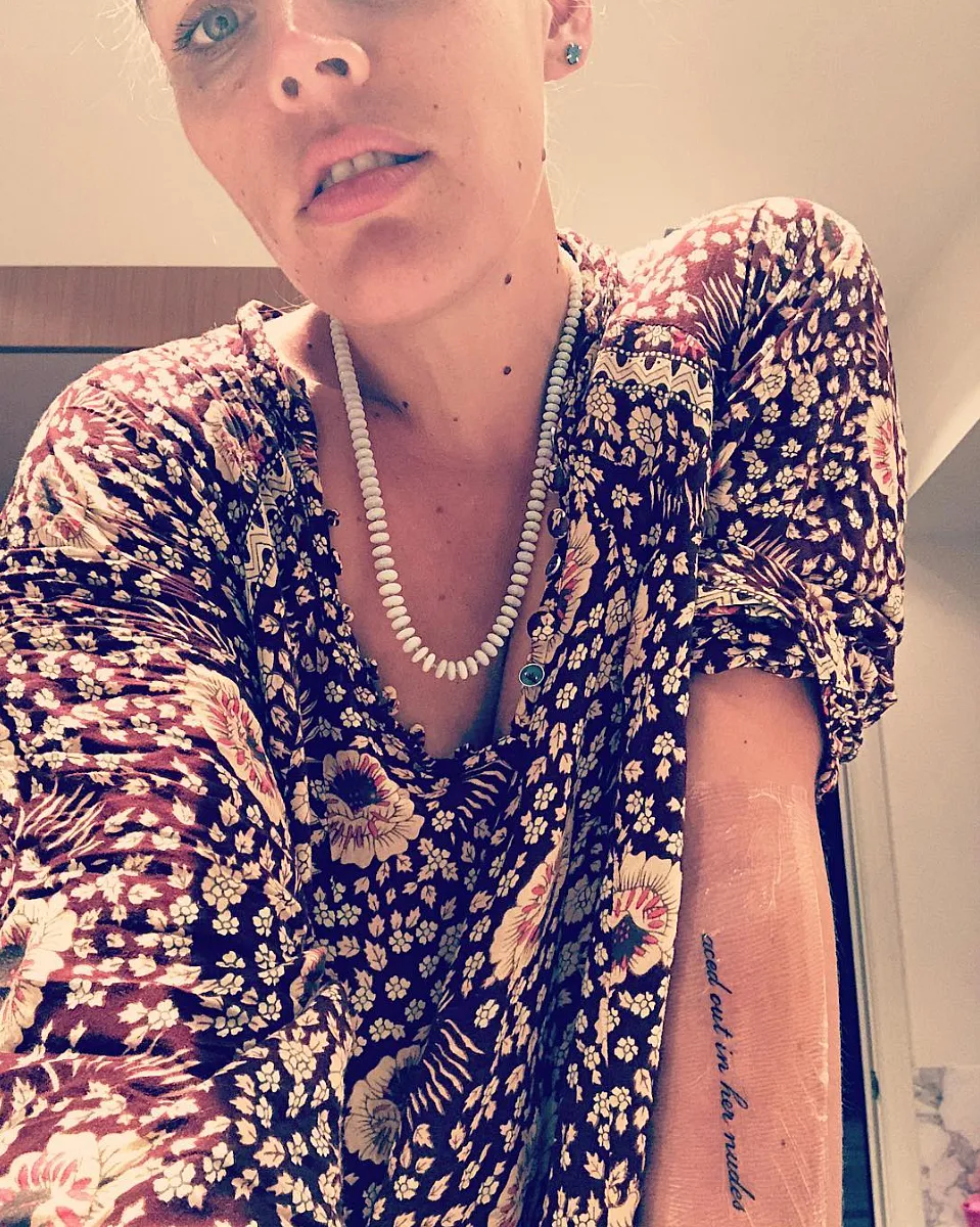 Busy Philipps Gets Her First Tattoo