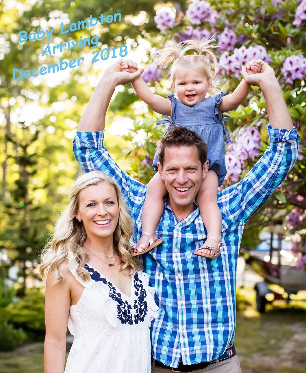 Peyton Chris Lambton pregnancy announcement