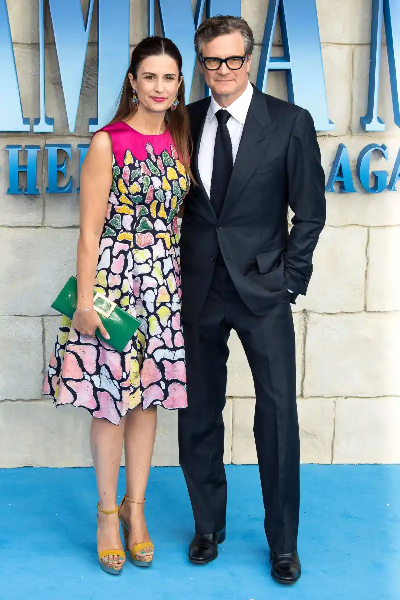 Livia Firth and Colin Firth