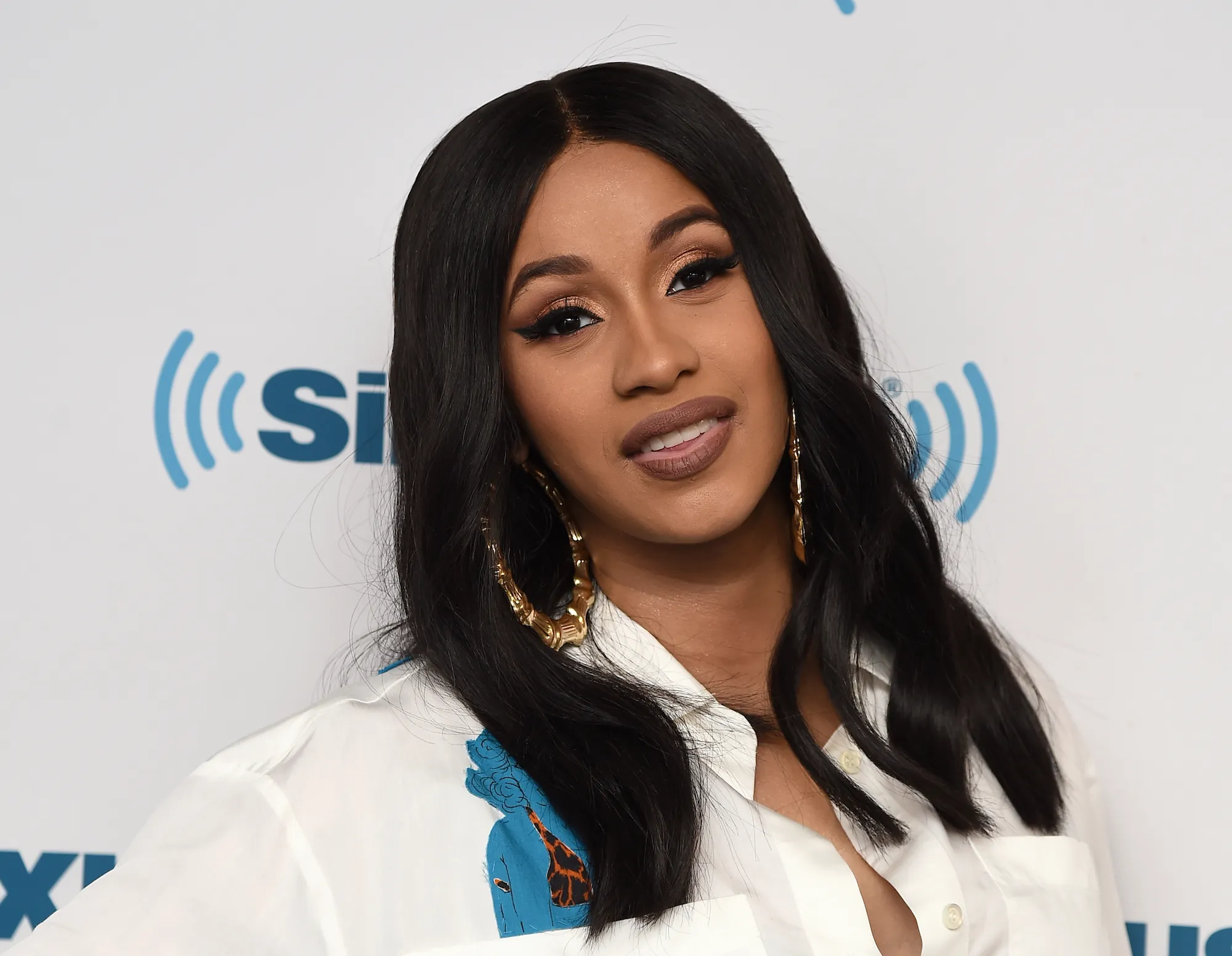 Cardi B at Sirius XM Studios