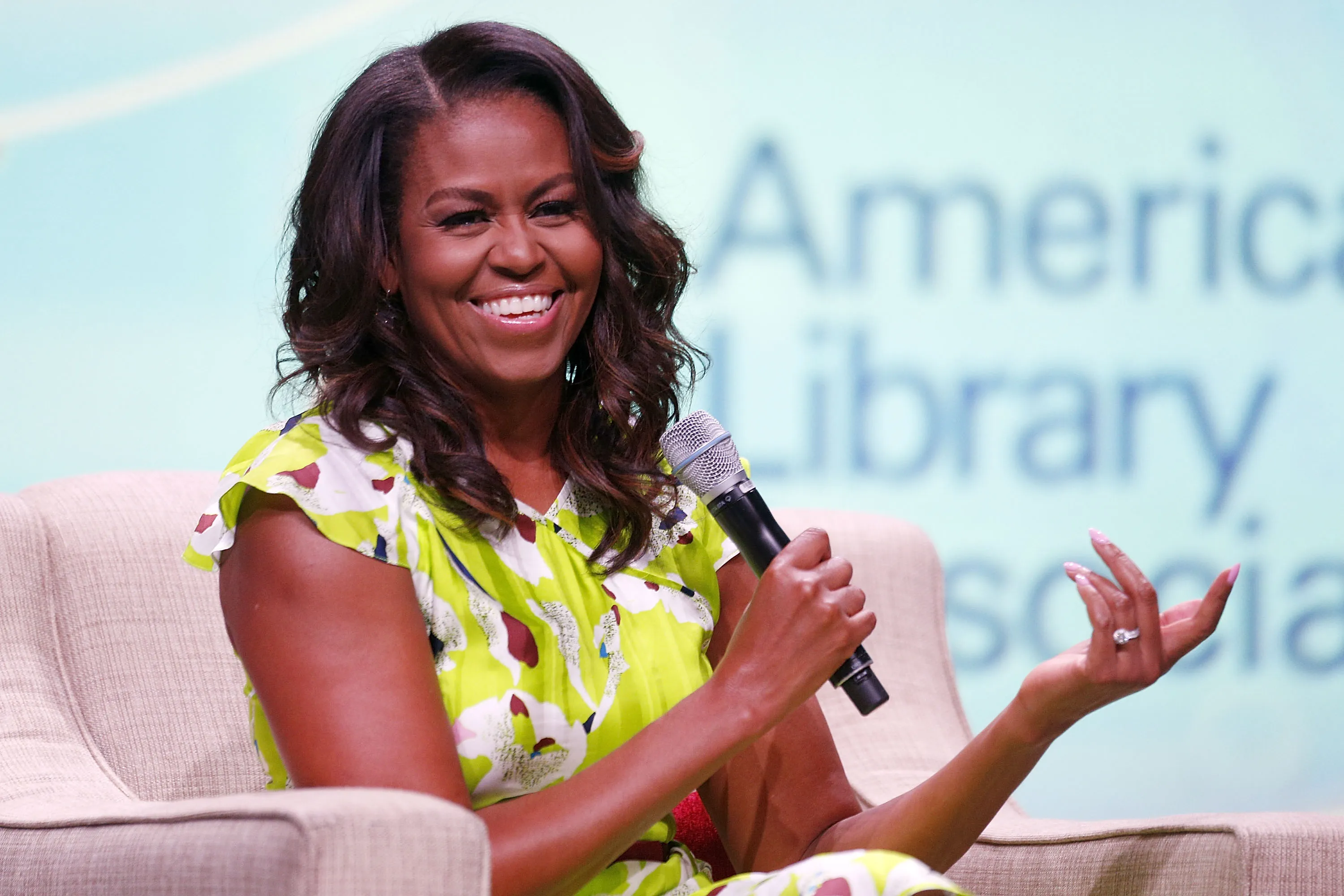 Michelle Obama Discusses Her New Memoir At American Library Assn Conference