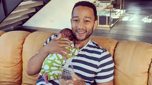 John Legend, Chrissy Teigen, Luna, Miles