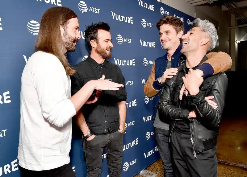 Jonathan-Van-Ness,-Justin-Theroux,-Antoni-Porowski,-and-Tan-France