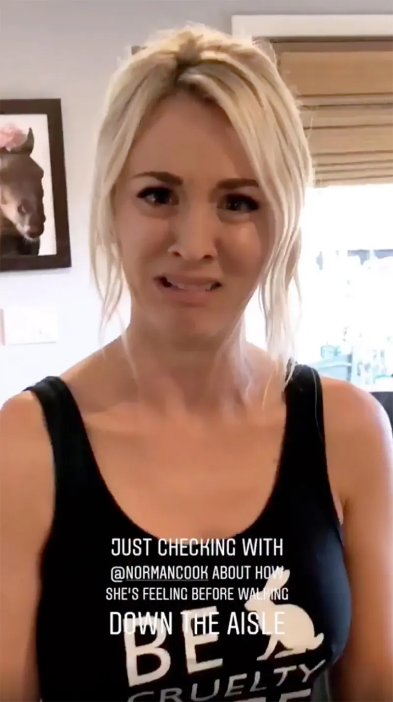 Kaley Cuoco, Karl Cook, Wedding, Brad Goreski, Instagram