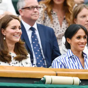 Kate Middleton, Meghan Markle, Duchess of Cambridge, Duchess of Sussex, Wimbledon Championships