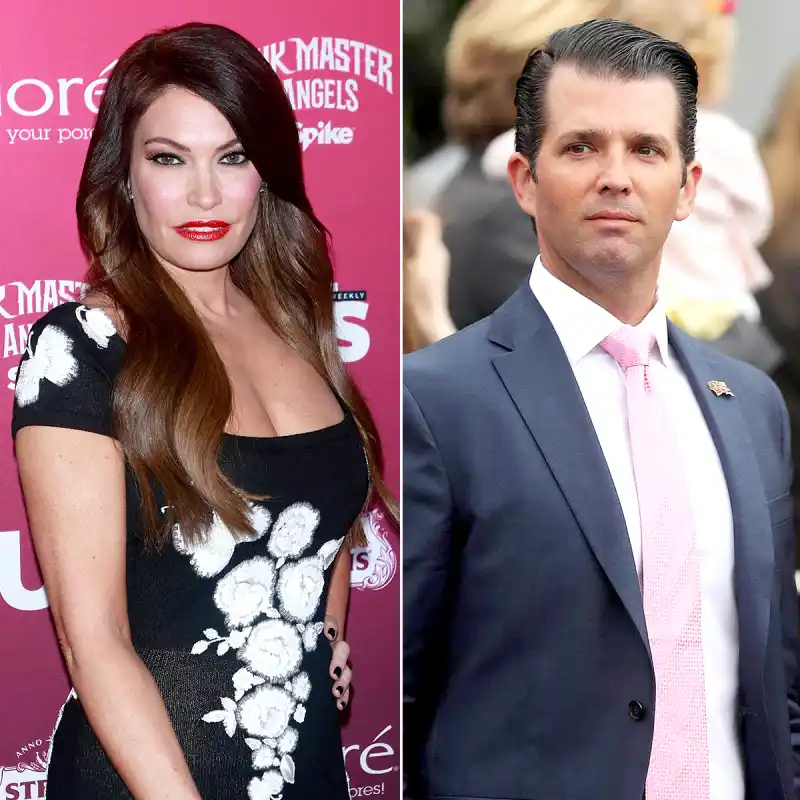 Kimberly Guilfoyle and Donald Trump Jr.