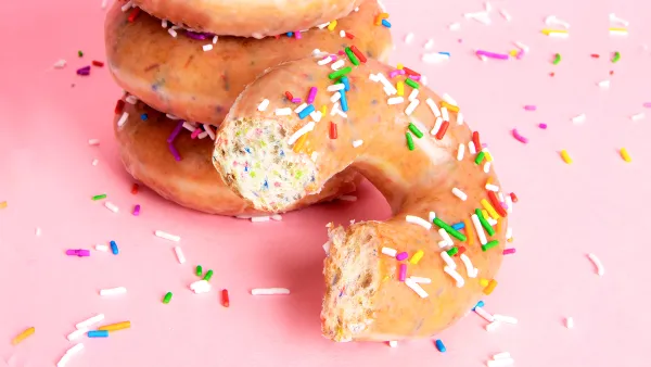 Krispy Kreme $1 Glazed Confetti Doughnuts Birthday