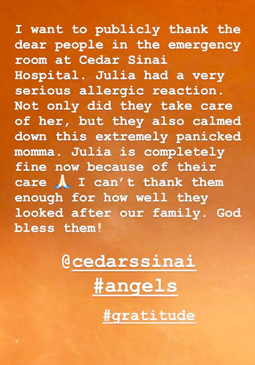 Lacey Chabert Instagram Story