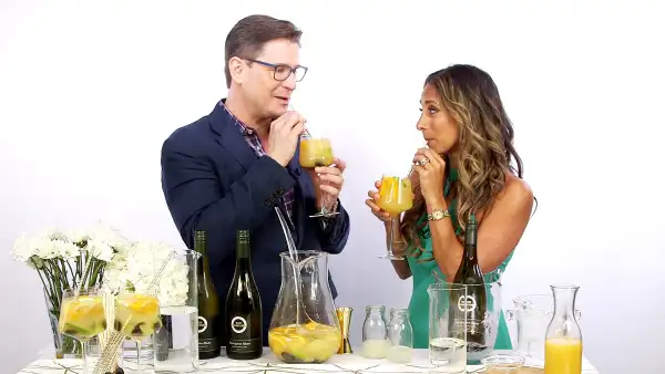 Mark Addison makes a sangarita cocktail