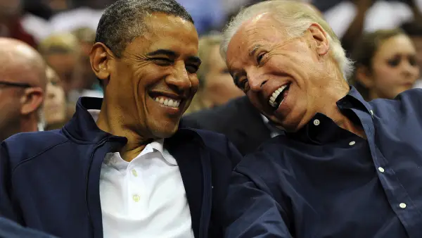 Barack Obama and Joe Biden