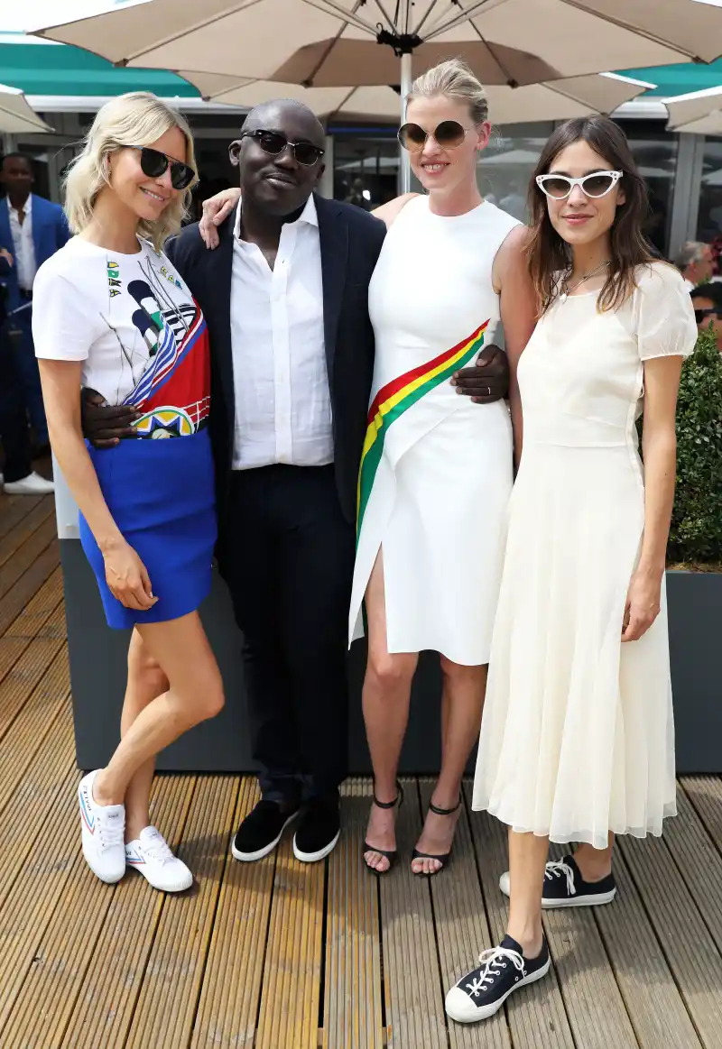Poppy Delevingne, Edward Enninful, Lara Stone and Alexa Chung