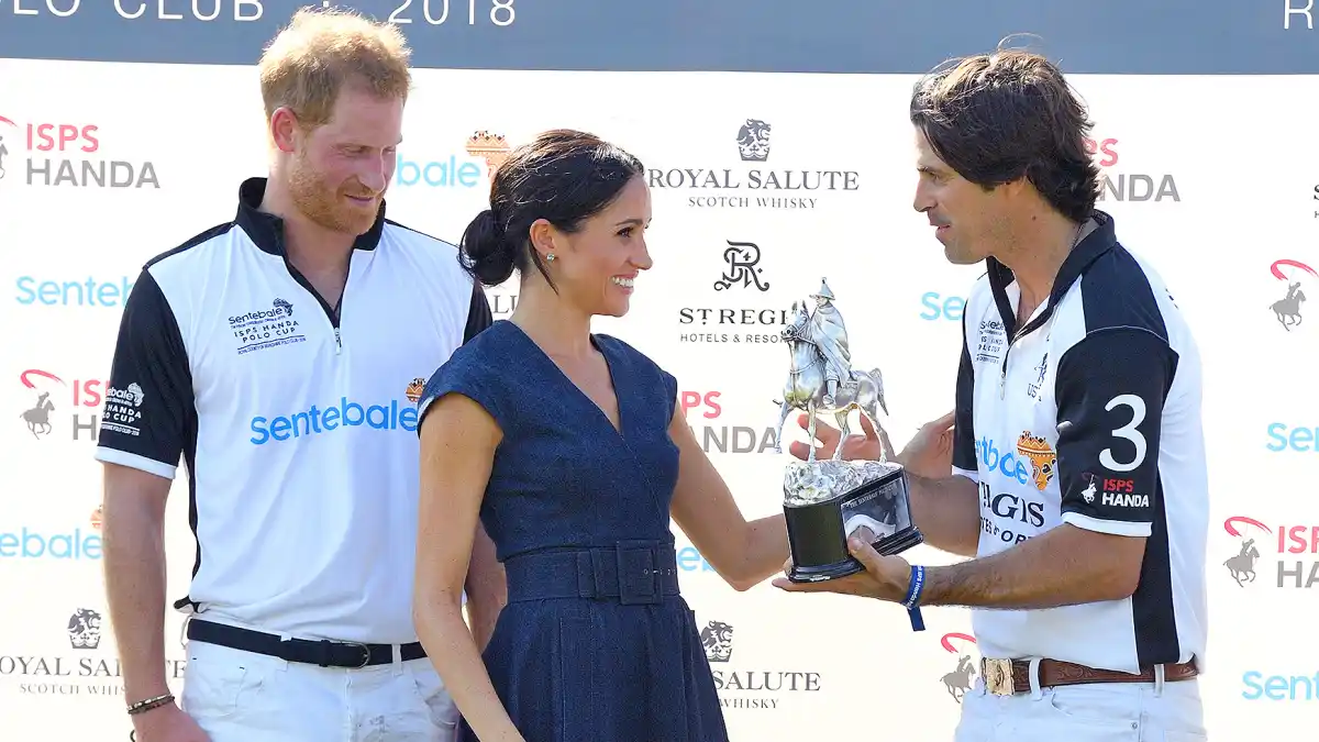 Prince William, Duchess Meghan of Sussex, Nacho, Ignacio Figueras, Trophy, Polo Club