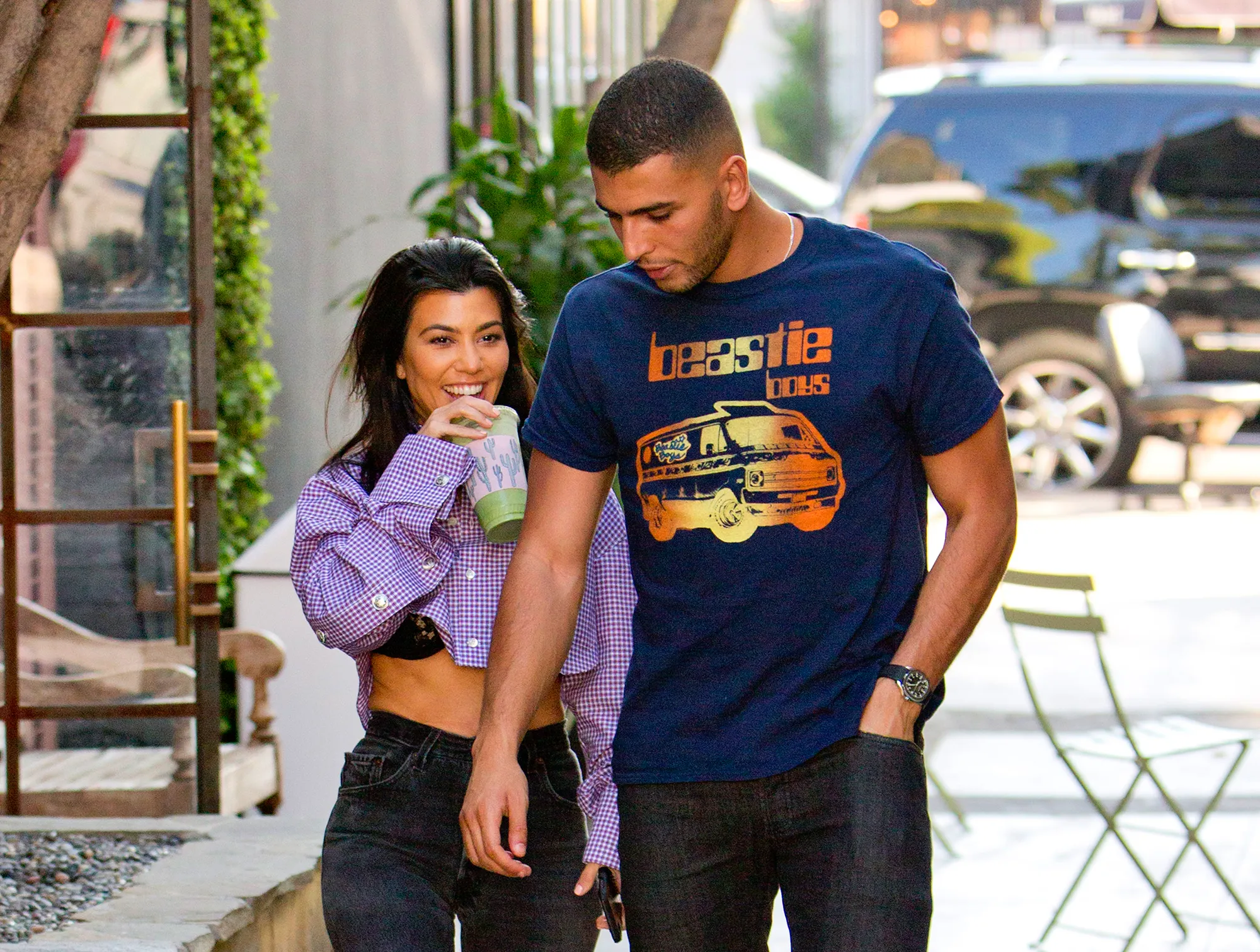 Younes Bendjima and Kourtney Kardashian