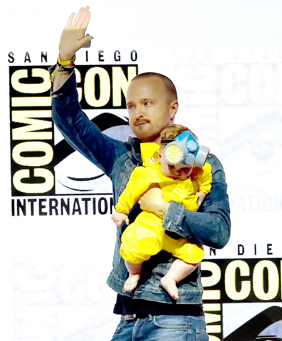 Aaron Paul Baby Breaking Bad Comic-Con