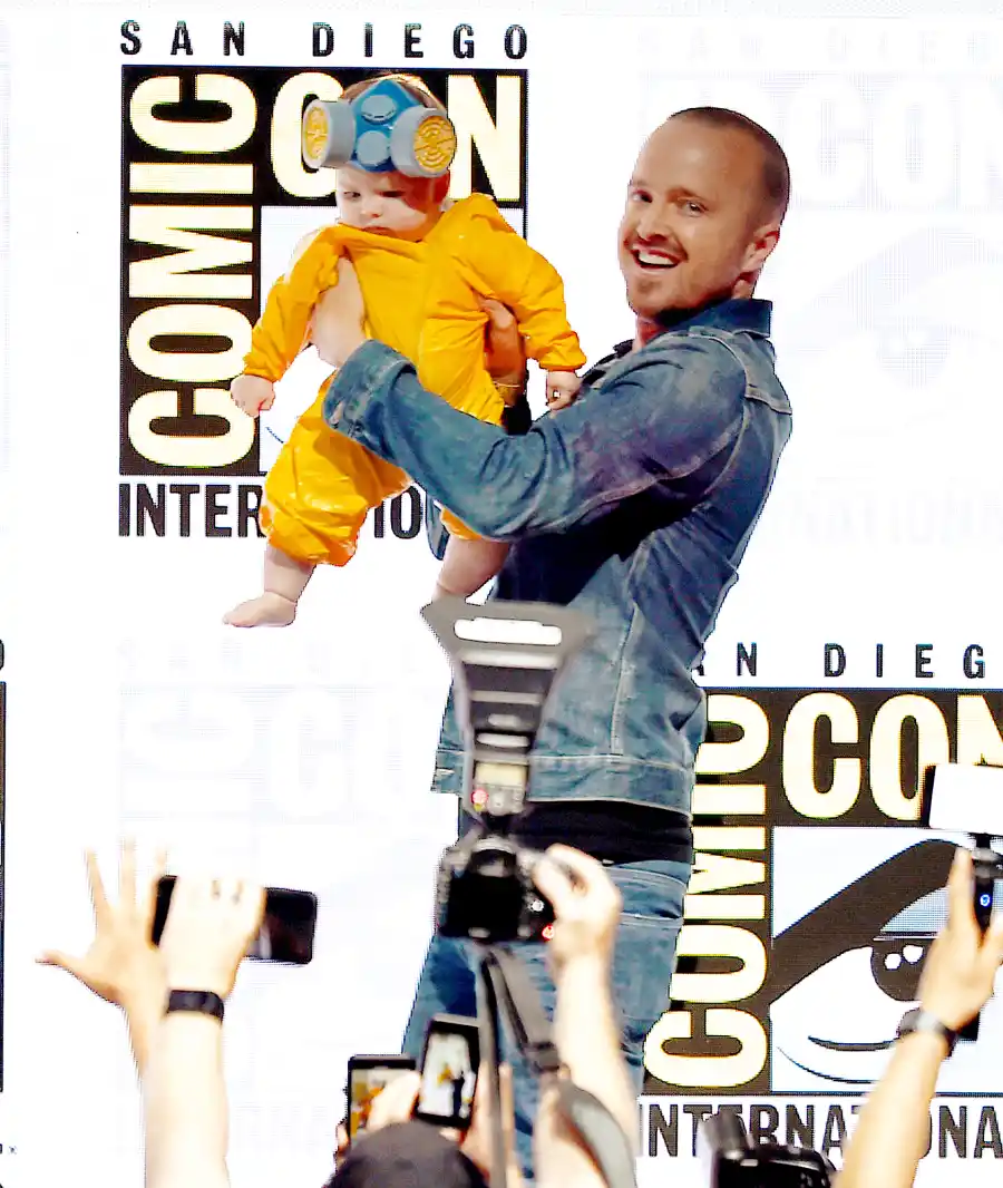 Aaron Paul Baby Breaking Bad Comic-Con