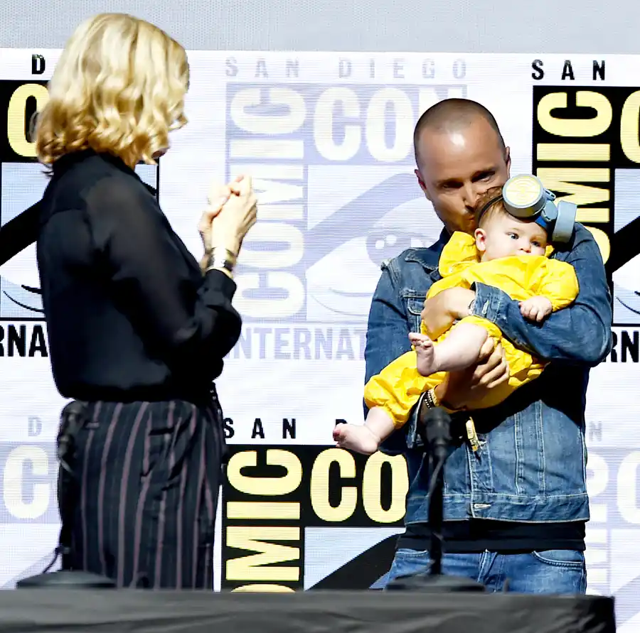 Aaron Paul Baby Breaking Bad Comic-Con